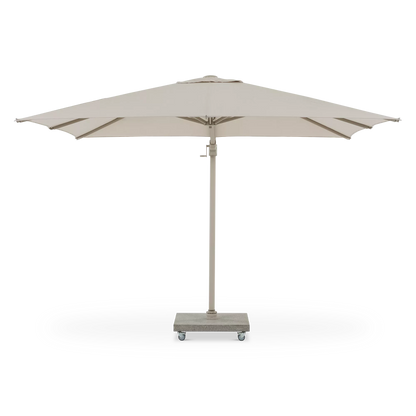 Antego - Parasol auto-portant carré extérieur en aluminium