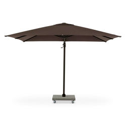 Antego - Parasol auto-portant carré extérieur en aluminium