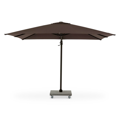 Antego - Parasol auto-portant carré extérieur en aluminium
