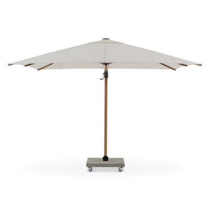 Antego - Parasol auto-portant carré extérieur en aluminium