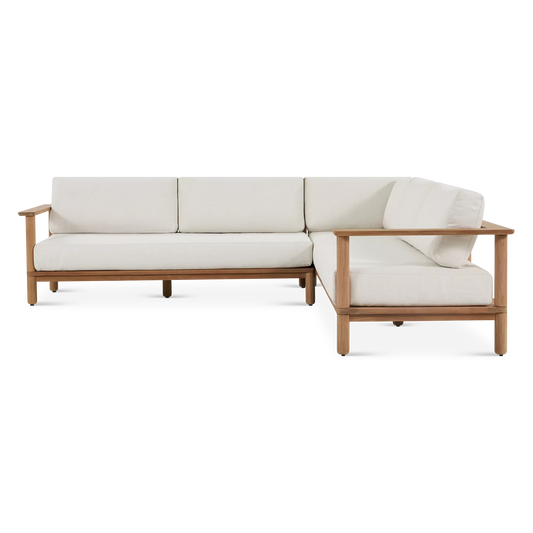 Soul - Outdoor Teak 2-Piece Sectional Sofa by Ethnicraft