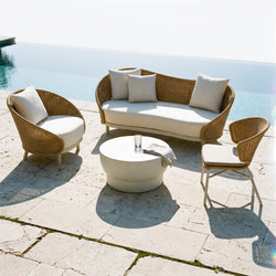 Loop - Outdoor Wicker 3-Seater Sofa