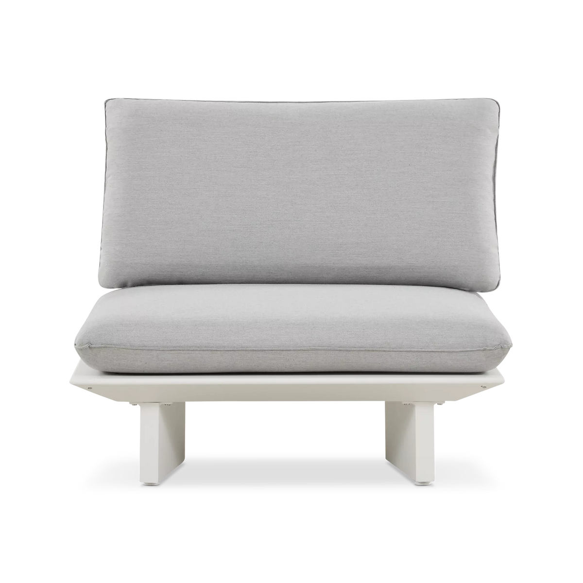 Statement - Outdoor Aluminium Modular Armless Chair