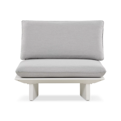 Statement - Outdoor Aluminium Modular Armless Chair