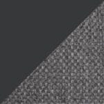 Charcoal Aluminium / Dark Grey Olefin Fabric swatch