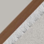 Beige Aluminium / Light Grey Rope / Sense Smoke Fabric swatch
