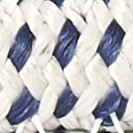 White and Navy swatch
