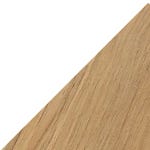 White / Teak swatch